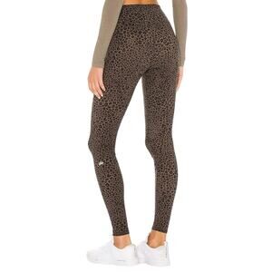 ALO Yoga Cheetah Pattern Leggings - Dark Brown